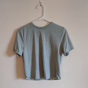 Outdoor Voices Ready Set Short Sleeve in cactus green